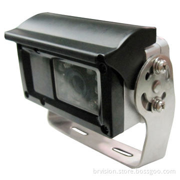 Auto shutter rear view camera with aluminum alloy housing, 10m IR distance and Sony CCD